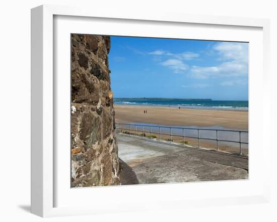 The Strand in Tramore, County Waterford, Ireland-null-Framed Premium Photographic Print