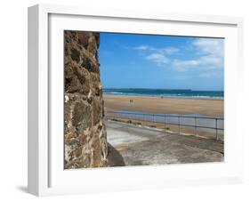 The Strand in Tramore, County Waterford, Ireland-null-Framed Premium Photographic Print