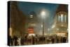 The Strand, London, at Theater Time-George Hyde-Pownall-Stretched Canvas