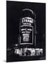 The Strand Theatre, London is Lit up at Night to Advertise the Play Maigret Starring Rupert Davies-null-Mounted Premium Photographic Print