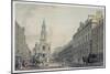 The Strand with Somerset House and St. Mary's Church-Thomas Malton-Mounted Giclee Print