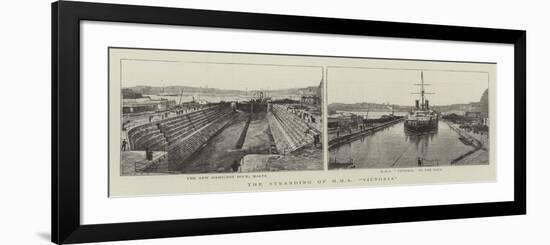 The Stranding of HMS Victoria-null-Framed Giclee Print