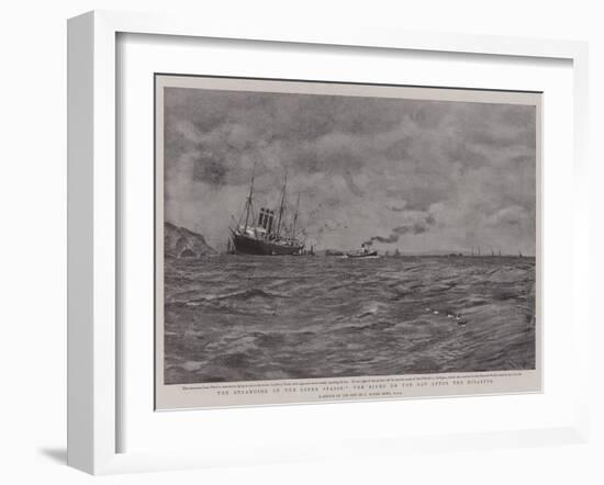 The Stranding of the Liner Paris, the Scene on the Day after the Disaster-Charles Napier Hemy-Framed Giclee Print