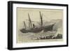 The Stranding of the Orient Steamship Sorata Off Jervis Point, South Australia-null-Framed Giclee Print