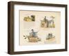 'The Strange Adventures of a Dog-Cart', 1888, (1946)-Randolph Caldecott-Framed Giclee Print