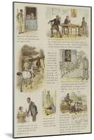 The Strange Adventures of a Dog-Cart-Randolph Caldecott-Mounted Giclee Print