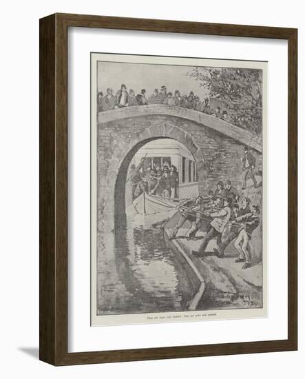 The Strange Adventures of a House-Boat-David Hardy-Framed Giclee Print