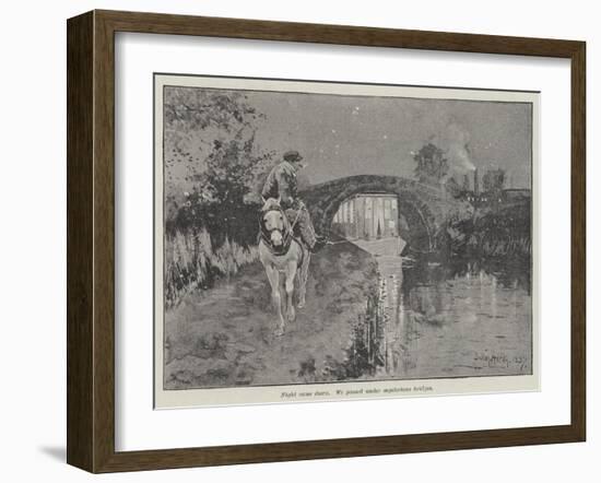 The Strange Adventures of a House-Boat-David Hardy-Framed Giclee Print