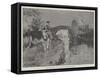 The Strange Adventures of a House-Boat-David Hardy-Framed Stretched Canvas