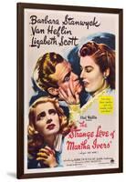 THE STRANGE LOVE OF MARTHA IVERS, Barbara Stanwyck, Van Heflin, Lizabeth Scott, 1946-null-Framed Art Print