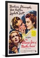 THE STRANGE LOVE OF MARTHA IVERS, Barbara Stanwyck, Van Heflin, Lizabeth Scott, 1946-null-Framed Art Print