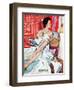 The Strange Woman  - Saturday Evening Post "Leading Ladies", October 17, 1953 pg.24-Bernard D'Andrea-Framed Giclee Print