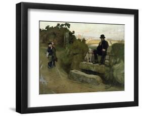 The Stranger, 1890-Norman Garstin-Framed Giclee Print