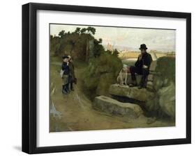 The Stranger, 1890-Norman Garstin-Framed Giclee Print