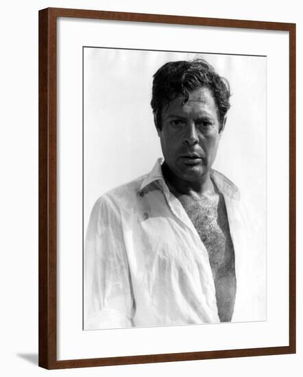 The Stranger, Marcello Mastroianni, 1967-null-Framed Photo