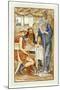 The strangers entertained-Walter Crane-Mounted Giclee Print