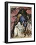 The Strangled Woman-Paul Cézanne-Framed Giclee Print