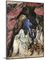 The Strangled Woman-Paul Cézanne-Mounted Giclee Print