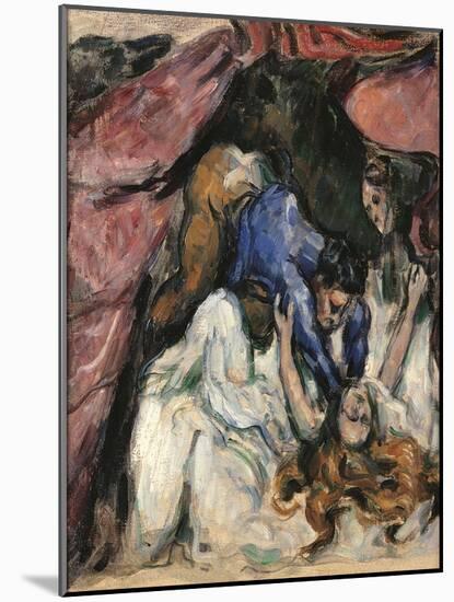 The Strangled Woman-Paul Cézanne-Mounted Giclee Print