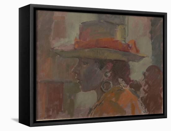 The Straw Hat, 2006-Pat Maclaurin-Framed Stretched Canvas