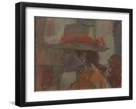 The Straw Hat, 2006-Pat Maclaurin-Framed Giclee Print