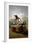 The Straw Manikin (El Pelel), 1791-1792-Francisco de Goya-Framed Giclee Print