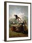 The Straw Manikin (El Pelel), 1791-1792-Francisco de Goya-Framed Giclee Print