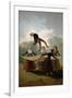 The Straw Manikin (El Pelel), 1791-1792-Francisco de Goya-Framed Giclee Print