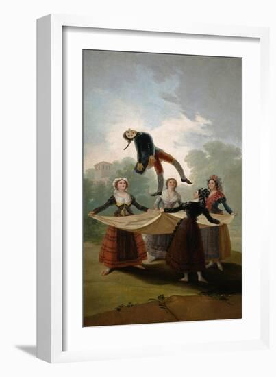 The Straw Manikin (El Pelel), 1791-1792-Francisco de Goya-Framed Giclee Print