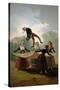 The Straw Manikin (El Pelel), 1791-1792-Francisco de Goya-Stretched Canvas