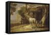 The Straw Yard, 1810-James Ward-Framed Stretched Canvas