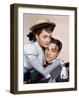 THE STRAWBERRY BLONDE, Olivia De Havilland, James Cagney, 1941-null-Framed Photo