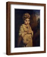 The Strawberry Girl, C1770S-Joshua Reynolds-Framed Giclee Print