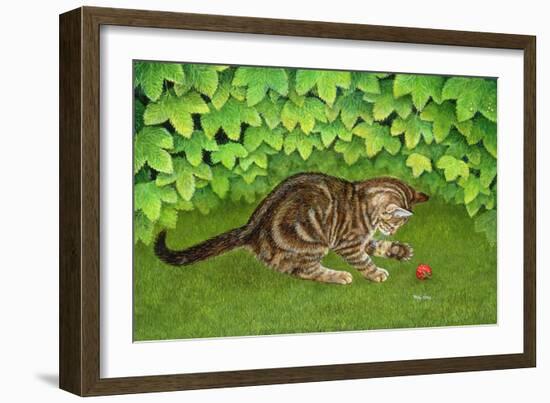 The Strawberry-Kitten, 1996-Ditz-Framed Giclee Print