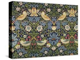 'The Strawberry Thief' Textile Designed by William Morris (1834-96) 1883 (Printed Cotton)-William Morris-Stretched Canvas