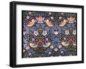 'The Strawberry Thief', textile designed by William Morris, 1883-William Morris-Framed Giclee Print
