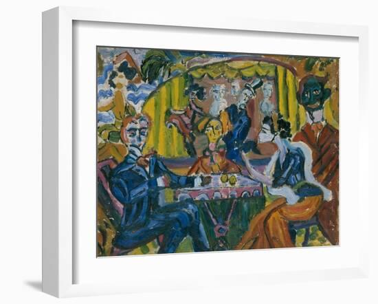 The Stray Dog Cabaret in Saint Petersburg, 1910S-null-Framed Giclee Print