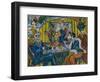 The Stray Dog Cabaret in Saint Petersburg, 1910S-null-Framed Giclee Print