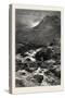 The Stream from Llyn Idwal, North Wales, UK, 19th Century-null-Stretched Canvas