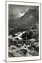 The Stream from Llyn Idwal, UK-null-Mounted Giclee Print