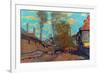 The Stream of Robec-Claude Monet-Framed Premium Giclee Print