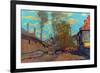 The Stream of Robec-Claude Monet-Framed Premium Giclee Print