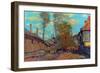 The Stream of Robec-Claude Monet-Framed Art Print