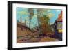 The Stream of Robec-Claude Monet-Framed Art Print