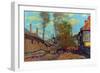 The Stream of Robec-Claude Monet-Framed Premium Giclee Print