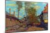 The Stream of Robec-Claude Monet-Mounted Premium Giclee Print