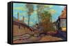 The Stream of Robec-Claude Monet-Framed Stretched Canvas