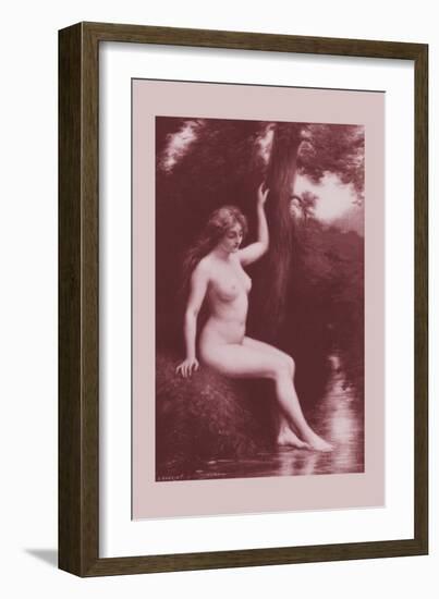 The Stream-A. Hanriot-Framed Art Print