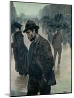 The Street, 1893-Jules Adler-Mounted Giclee Print