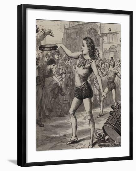 The Street Conjurors-null-Framed Giclee Print